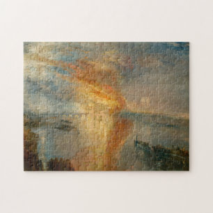 Quebra-cabeça William Turner - A queimada do Parlamento
