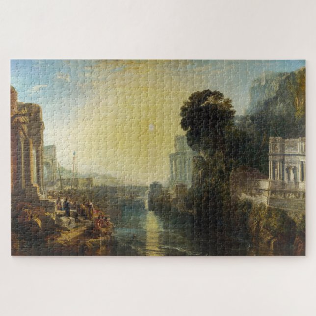 Quebra-cabeça William Turner - Dido construindo Cartago (Horizontal)