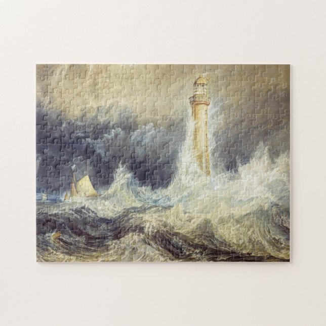 Quebra-cabeça William Turner - Farol de Bell Rock (Horizontal)