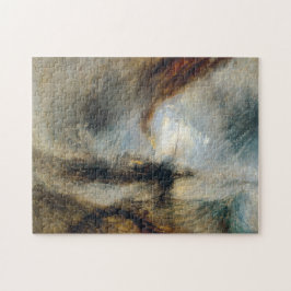 Quebra-cabeça William Turner - Tempestade de Neve