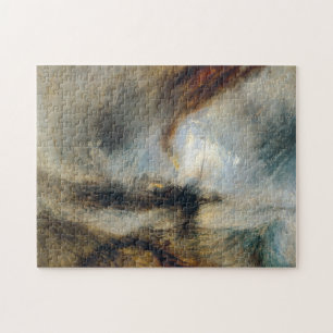 Quebra-cabeça William Turner - Tempestade de Neve