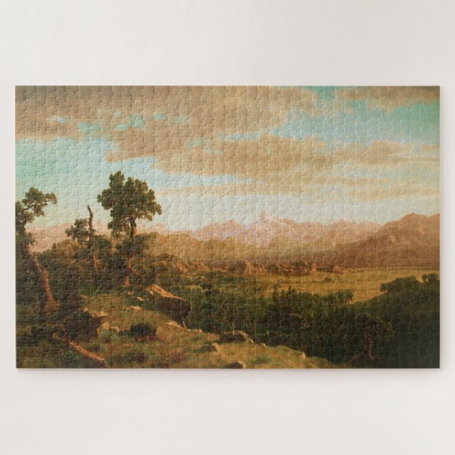 Quebra-cabeça Wind River Country - Albert Bierstadt (Horizontal)
