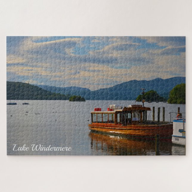 Quebra-cabeça Windermere, o distrito do lago - Magnet (Horizontal)
