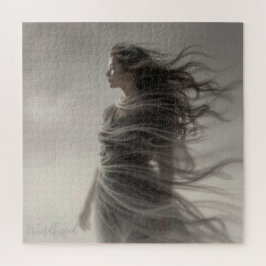 Quebra-cabeça Windkissed - Impressão de Arte Digital de Fantasia