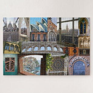 Quebra-cabeça Windows to the World - 20x30 - 1014 peças