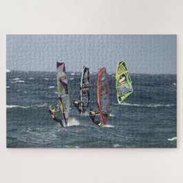 Quebra-cabeça Windsurfing Ondas do Oceano Esportes Surf