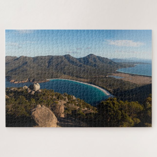 Quebra-cabeça Wineglass Bay, Tasmânia, 1014 peças (Horizontal)