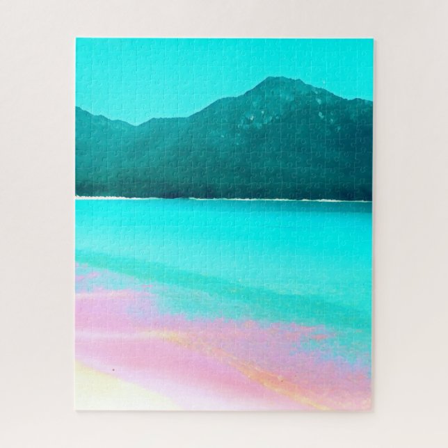 Quebra-cabeça Wineglass Bay Tasmania Austrália (Vertical)