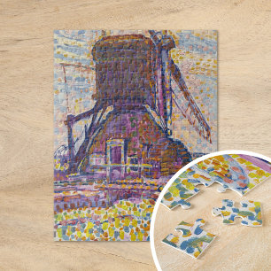 Quebra-cabeça Winkel Mill Piet Mondrian
