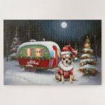 Quebra-cabeça Winter Chihuahua Caravan Christmas Adventure<br><div class="desc">Adotar a magia de uma noite de inverno nevada enquanto uma caravana desliza graciosamente através da paisagem iluminada pela lua. A beleza serena da neve escutadora e o brilho encantador da lua criam uma cena cativante,  prometendo uma aventura inesquecível de Natal cheia de calor,  alegria e memórias queridas.</div>