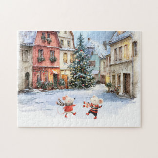 Quebra-cabeça Winter in Mice Town