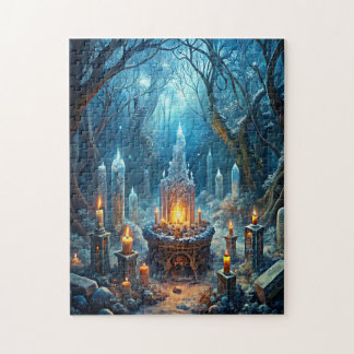 Quebra-cabeça Winter Night Art Puzzle