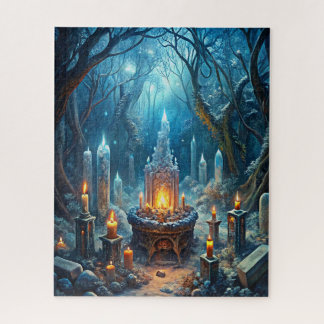 Quebra-cabeça Winter Night Art Puzzle