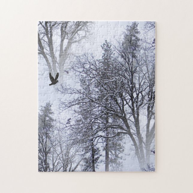 Quebra-cabeça Winter Raven... (Vertical)