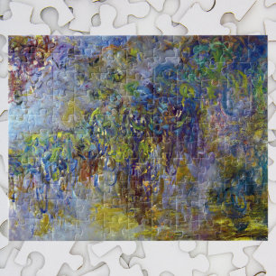 Quebra-cabeça Wisteria (metade direita) por Claude Monet