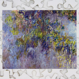 Quebra-cabeça Wisteria (metade esquerda) por Claude Monet
