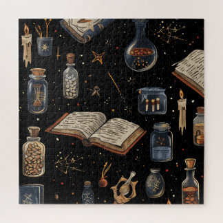 Quebra-cabeça Witchcraft Potion Pattern – Halloween Magic