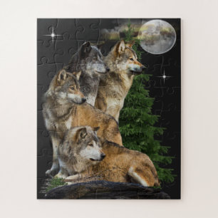 Quebra-cabeça Wolf e Moon