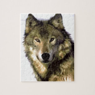 Quebra-cabeça Wolf Portrait