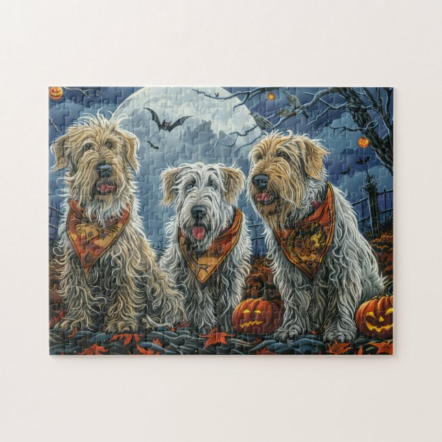 Quebra-cabeça Wolfhound Halloween Spooky (Horizontal)