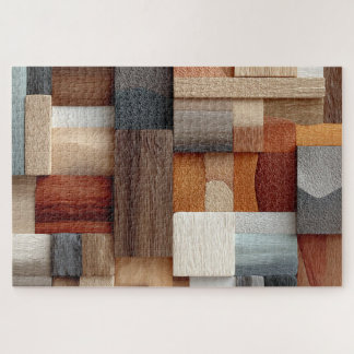 Quebra-cabeça Wood Block Art Puzzle
