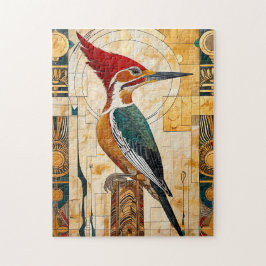 Quebra-cabeça Woodpecker Totem – Art Deco Rhythm