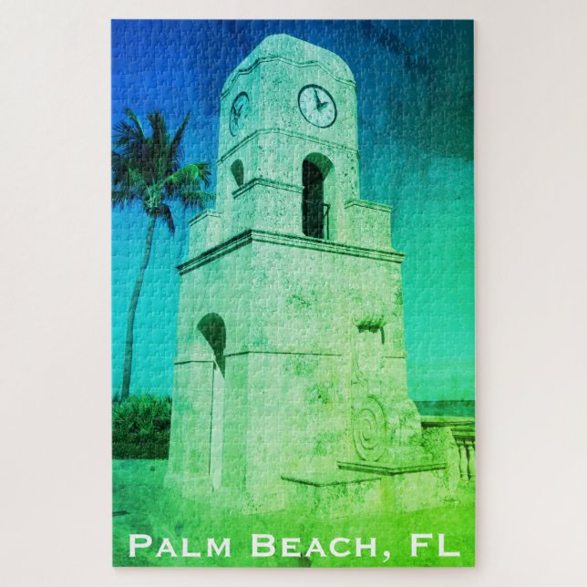 Quebra-cabeça Worth Avenue Clock Tower - Palm Beach, FL (Vertical)