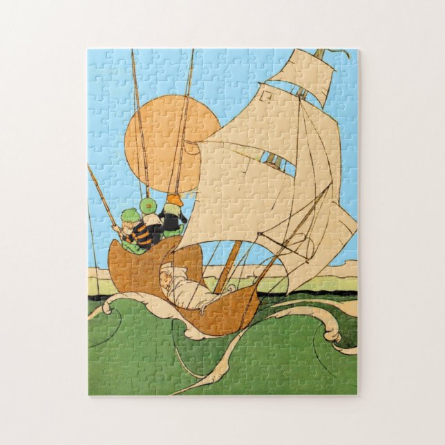 Quebra-cabeça Wynken, Blynken e Nod (Vertical)