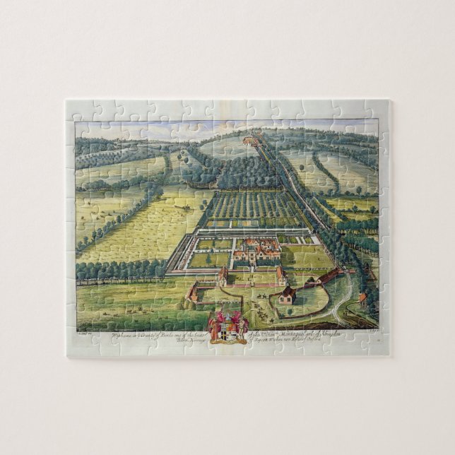 Quebra-cabeça Wytham no condado de Berkshire gravou por Joha (Horizontal)