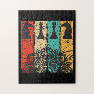 Quebra-cabeça xadrez - amantes perfeitos do xadrez