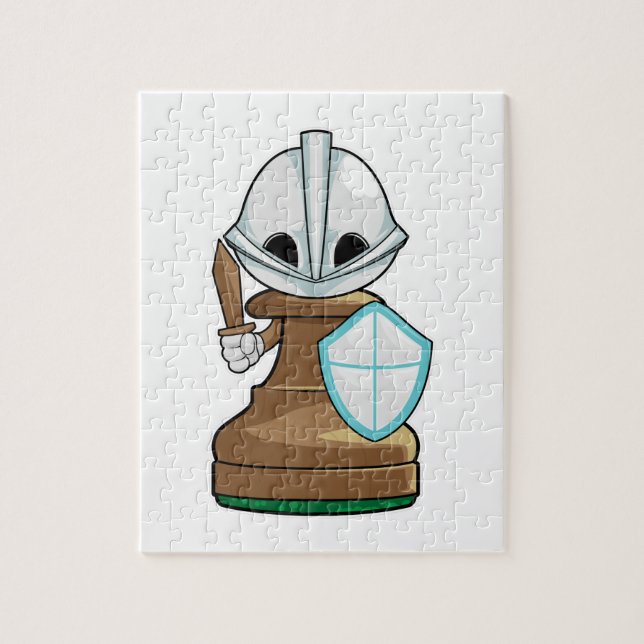 Quebra-cabeça Xadrez de Peão de Xadrez (Vertical)