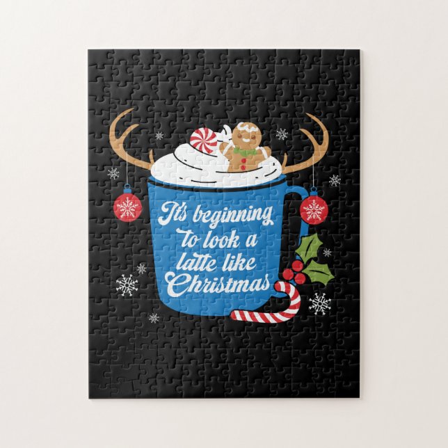 Quebra-cabeça Xmas Gift Parece Um Latão Como O Natal (Vertical)