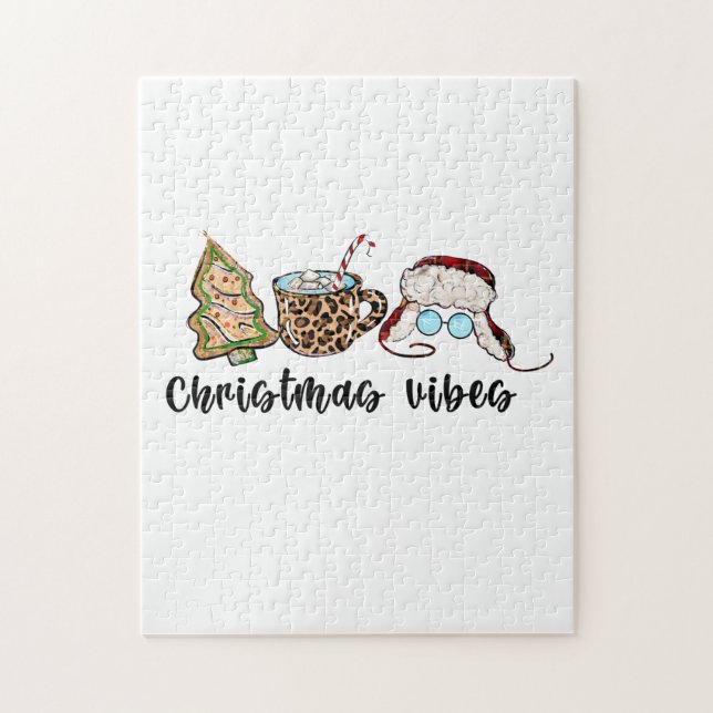 Quebra-cabeça Xmas Gift Vibes de Natal (Vertical)