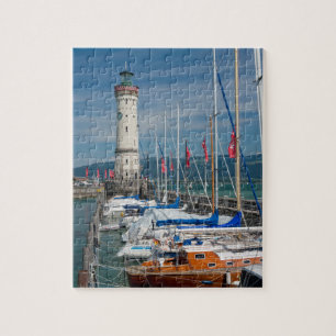 Quebra-cabeça Yachts Port de Lindau Bodensee Alemanha