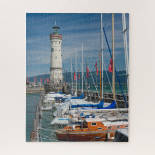 Quebra-cabeça Yachts Port de Lindau Bodensee Alemanha