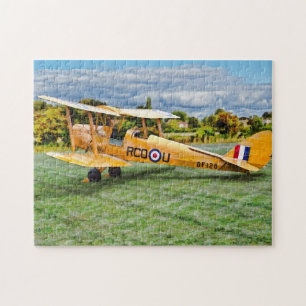 Quebra-cabeça Yellow Bi Plane jigsee