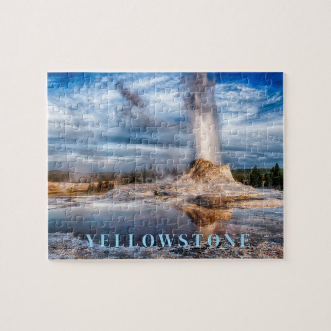 Quebra-cabeça Yellowstone Geyser (Horizontal)