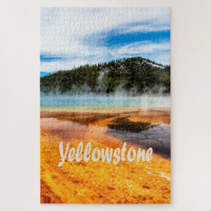 Quebra-cabeça Yellowstone National Park Monta Animais Naturais