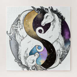 Quebra-cabeça Yin Yang Unicorns