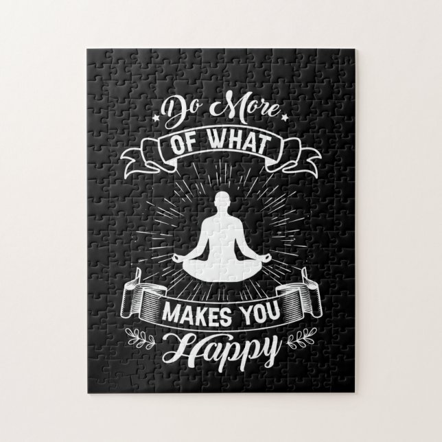 Quebra-cabeça Yoga Lover | Faça Mais O Que Te Faz Feliz (Vertical)