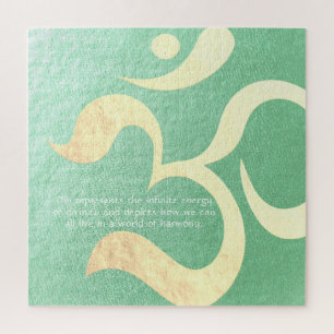 Quebra-cabeça Yoga Meditation Instrutor Life Coach OM Cotes