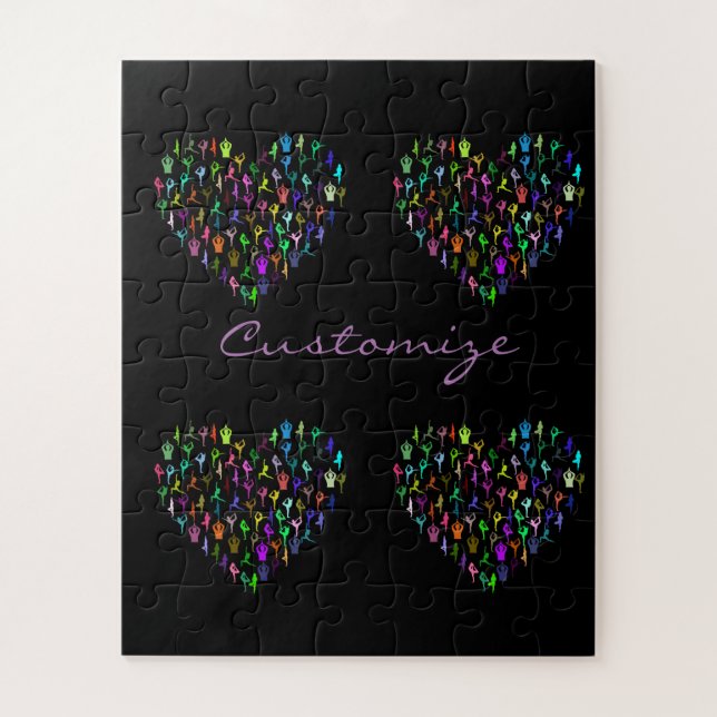 Quebra-cabeça Yoga Possui Thunder_Cove do Coração (Vertical)