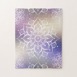 Quebra-cabeça Yoga zen da nebula de Mandala