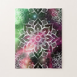 Quebra-cabeça Yoga zen da nebula de Mandala