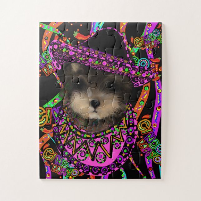 Quebra-cabeça Yorkie Poo (Vertical)