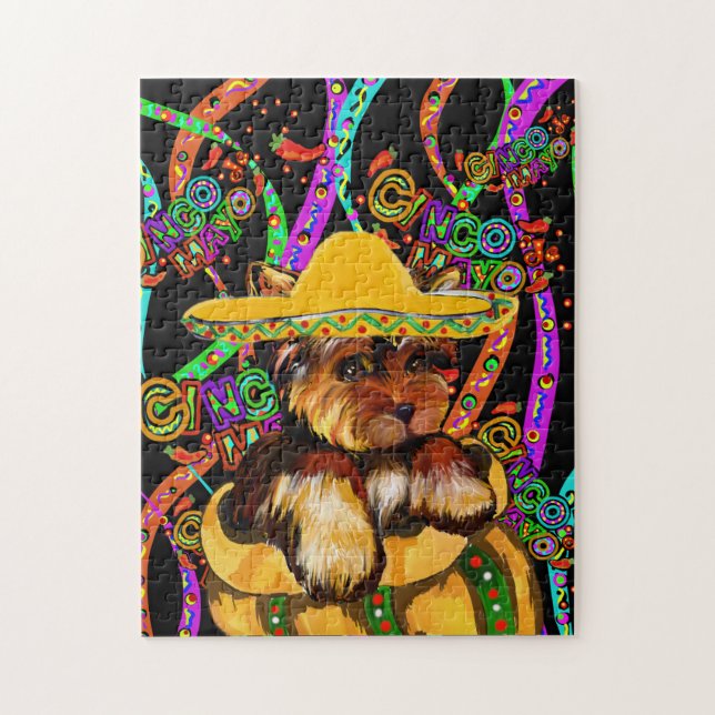 QUEBRA-CABEÇA YORKIE POO - CINCO DE MAIO (Vertical)