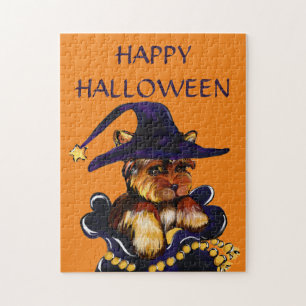 QUEBRA-CABEÇA YORKIE POO - HALLOWEEN