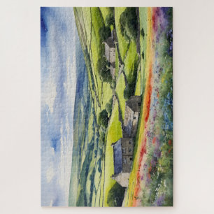 Quebra-cabeça "Yorkshire Meadowsong" Landscape Yorkshire Dales