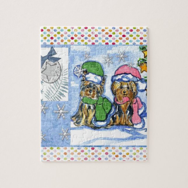 QUEBRA-CABEÇA YORKSHIRE TERRIERS (Vertical)