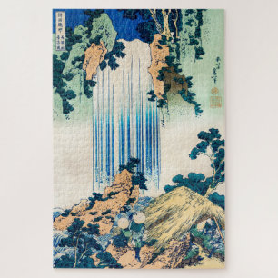 Quebra-cabeça Yoro Waterfall Mino Province by Katsushika Hokusai